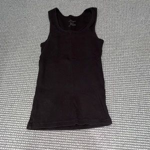 old navy brown ribbed tank top size small